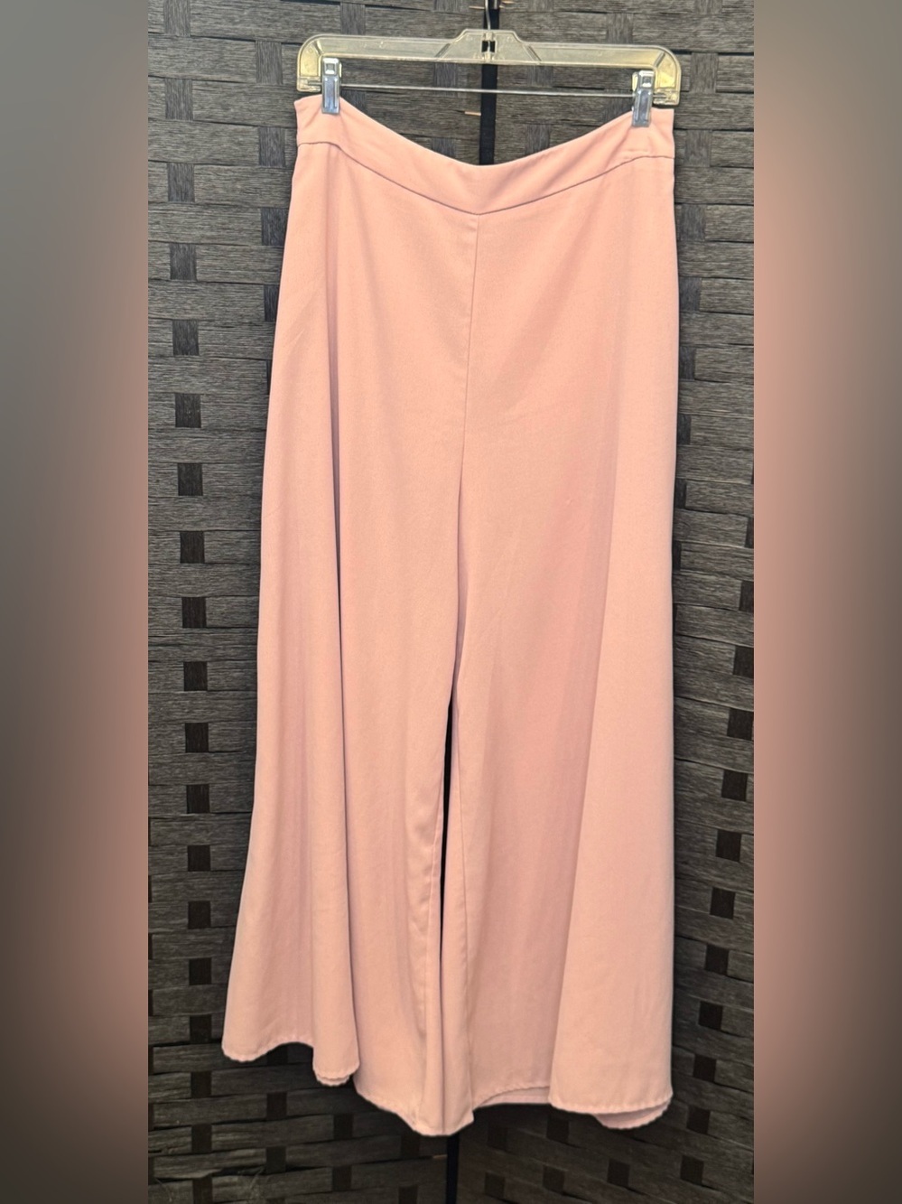 Shein Blush Pink Wide Leg Palazzo Pants